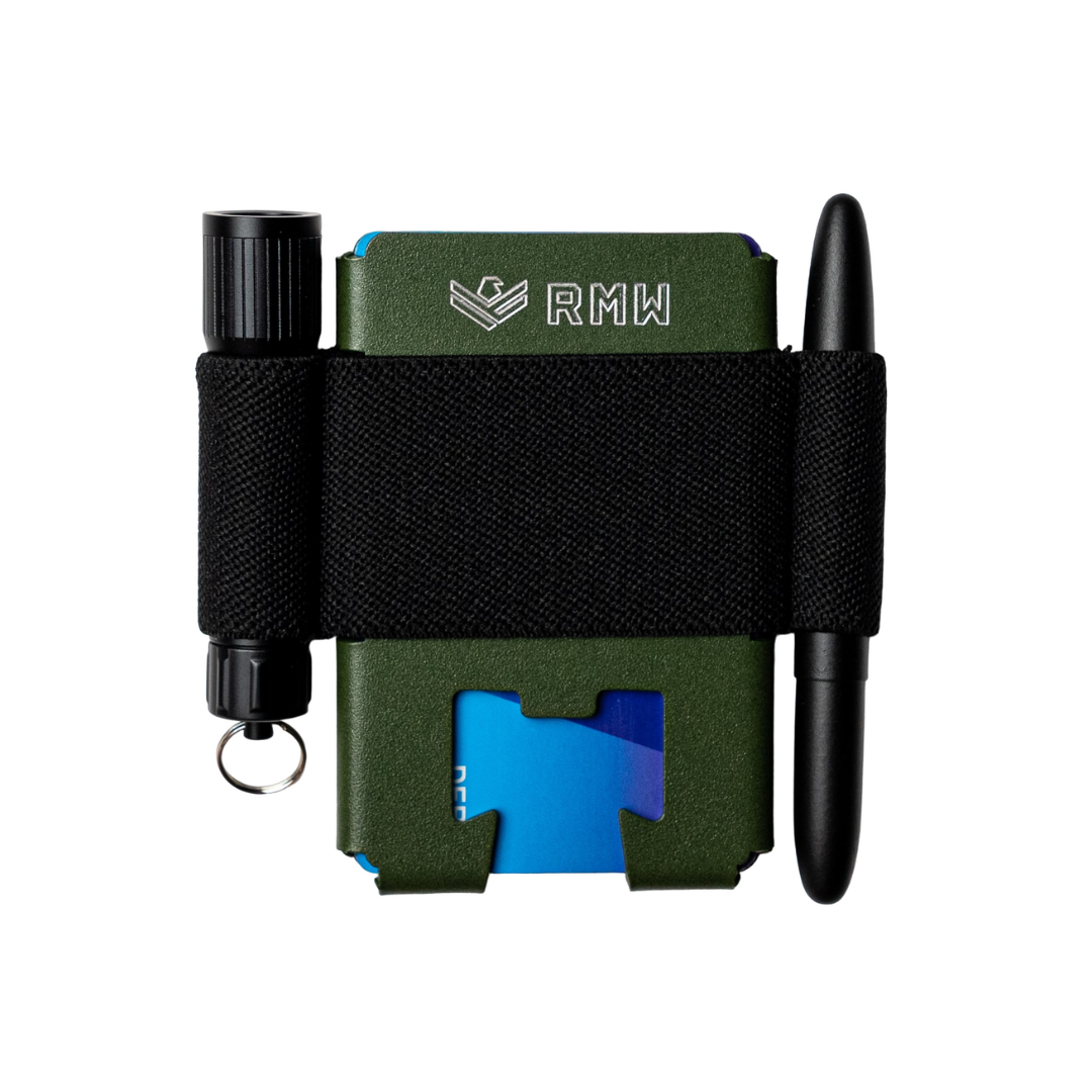Green Ranger Wallet Ranger Minimalist Wallet & Multitool (Military Green) – Rugged Material